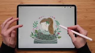 How To Make Transparent Background In Procreate | Procreate Tutorial