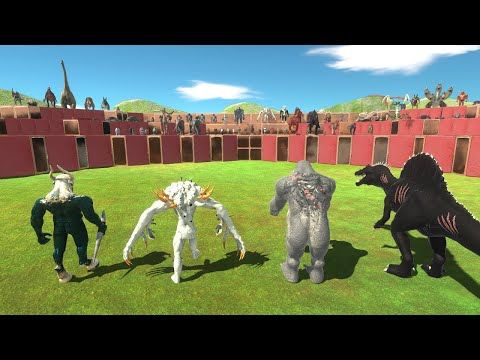 Goro The Giant + Scourge + Kozarog The Demon + Spinosaurus VS Every faction - ARBS