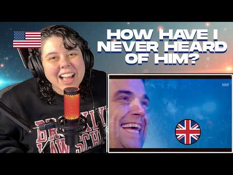 American's FIRST TIME Reaction To Robbie Williams (Angels live at Knebworth)