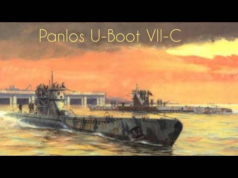 No.04 Panlos 628011, U-Boot Typ: VII-C, "U-552" (Erich Topp), 6112 Teile, Maßstab 1:56