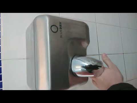 iTradeIMEX Silver Automatic Hand Dryer Stainless Steel, Dimension/Size: 265X125X205