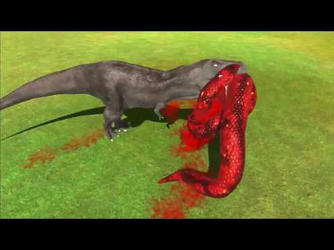 T-REX vs EVERY UNIT (Animal Revolt Battle Simulator)
