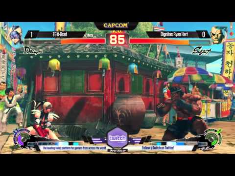 USFIV: EG K-Brad vs DIG Ryan Hart - CEO2014 - Capcom Pro Tour Top 16