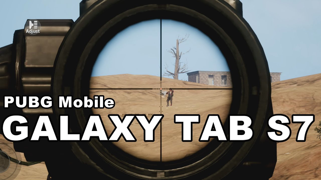 PUBG Mobile gameplay on Samsung Galaxy Tab S7 graphics quality test HDMI capture PS4 game controller