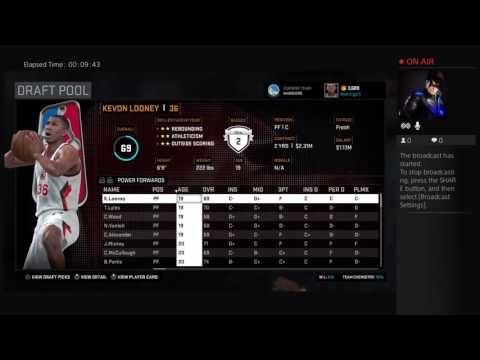NBA 2K16:MyLeague Fantasy Draft Ep. 1