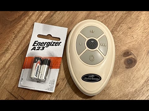 Harbor Breeze Fan Remote Battery