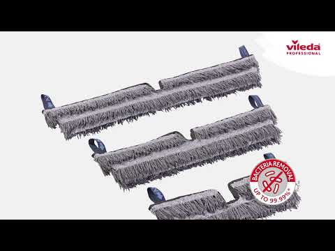 Mopp Vileda Professional Swep Single r-MicroTech Pro F-kod Enkelsidig - Youtube manufacturer video 2