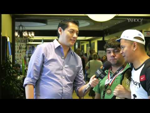 FChamp crashes interview with KBR to deliver a special message