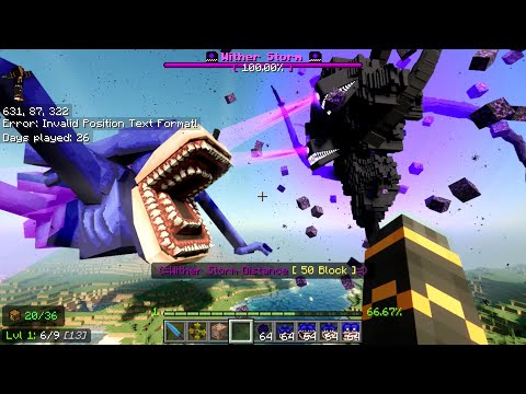 Wither Storm VS Shin Sonic [MCPE-MCBE] Shin Sonic VS Wither Storm In Minecraft,EnderFoxBoy MC🦊!!!
