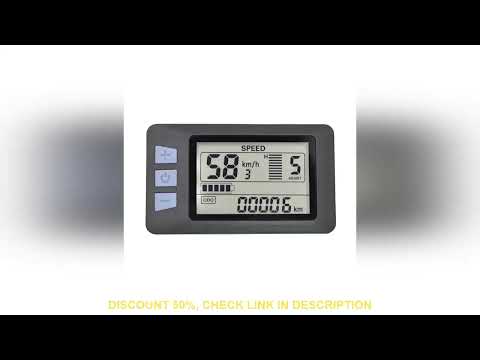 P3H LCD Display Meter Dashboard 24V 36V 48V 60V Electric Bike Meter Display Panel for Electric Scoot