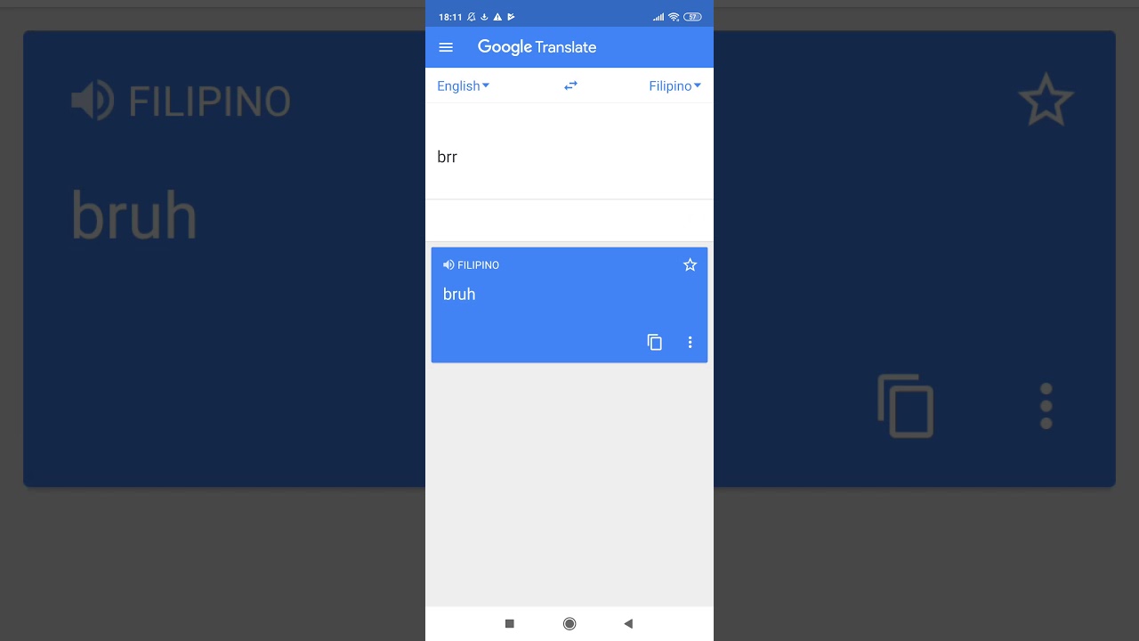 How to make Google Translate say bruh (idk random vid)