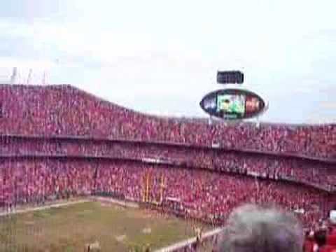 Home of the Chiefs! - 2007 B-2 Bomber fly over