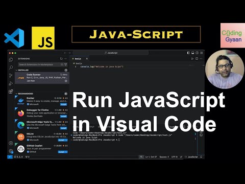 How To Run Javascript In Visual Studio Code On Maclinuxwindows Javascript In Vscode