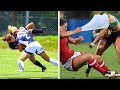 Disrespectful & Dirty Plays in WOMEN's Football