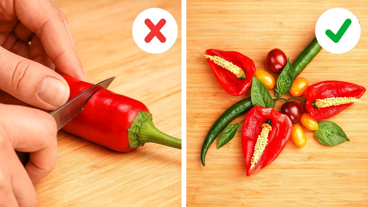 🍎 AMAZING KITCHEN HACKS 🔪 Genius Fruit Cutting Tricks! ✨