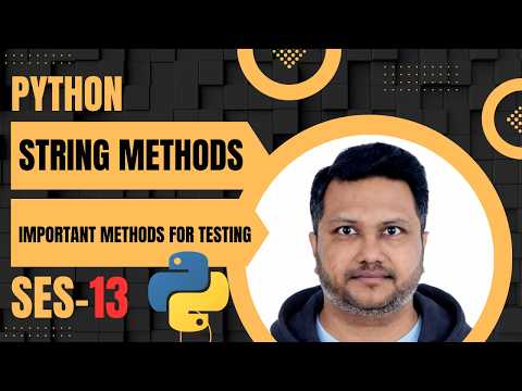 Python 13 Master Python Strings In One Video All Important String Methods