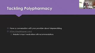 Polypharmacy and Common Drug Interactions in Older Adults w/ Becky Mahnan, PharmD July 14, 2025