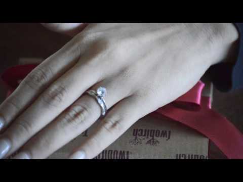 0.25 Carat Stackable Eternity Band - TwoBirch  TB-WR-0253-WG-E