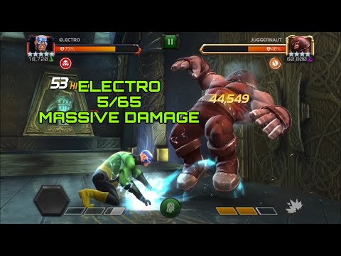 5* Electro 5/65 with S-word masteries is Destruction! without boosts - marvel contest of champions!