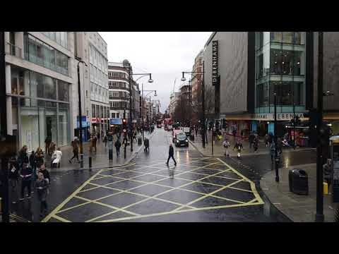 Oxford Street viewed from bus 98