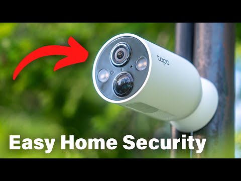 The Best Outdoor Home Security System for Your Home! TP-Link Tapo Wire-Free MagCam Review