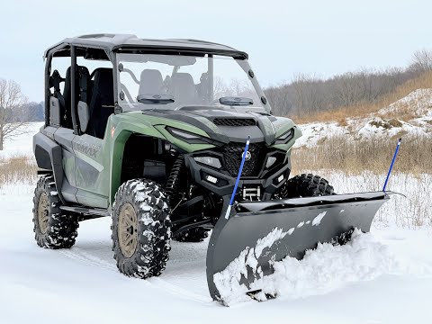 Yamaha RMAX Snow Plow By KFI HD 1080p