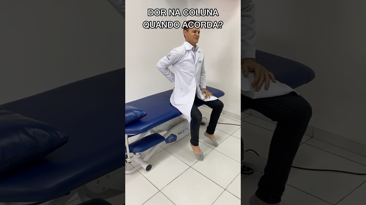 DOR NA COLUNA AO ACORDAR? #fisioterapia #dornalombar #colunasaudável #durmabem #colunasemdor