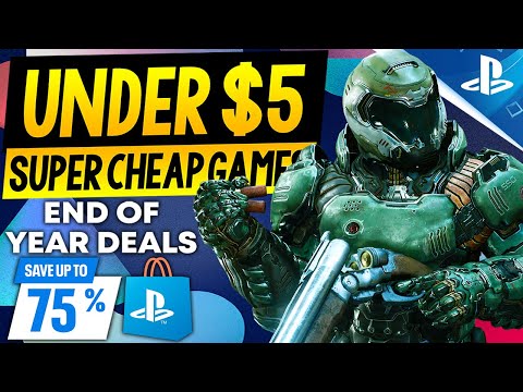 15 GREAT PSN Game Deals UNDER $5! PSN End of Year Deals Sale SUPER CHEAP PS5/PS4 Games to Buy!