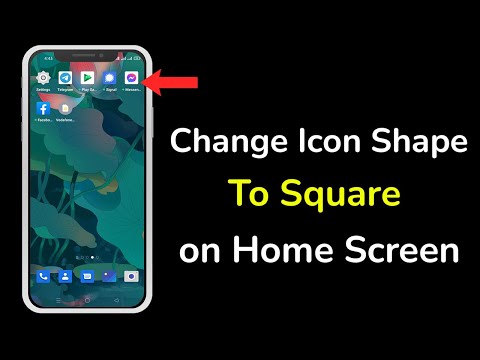 How to Change App Icon Shape to Square on Android?