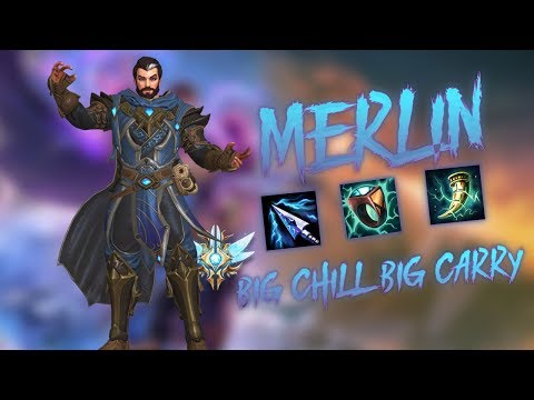 MERLIN | Grandmasters Mid | BIG CHILL, BIG CARRY | Smite Season 6