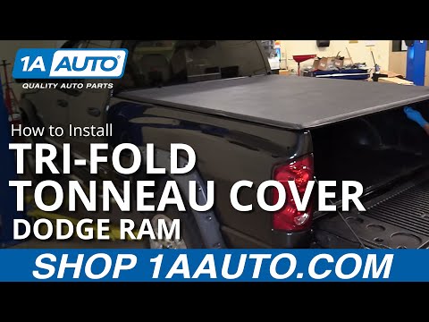 How to Install 6 1/2 Foot Soft Tri-Fold Tonneau Cover 02-08 Dodge Ram