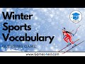 Winter Sports In English Winter Sports Vocabulary Game