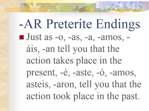 p354 ARPreteriteVerbs