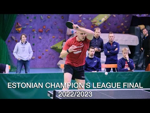 FINAL MATCH of the ESTONIAN TABLE TENNIS CHAMPION'S LEAGUE season 2022/2023