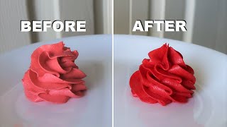 BRIGHT RED ICING HACK! SUPER RED! | Frenchies Bakery