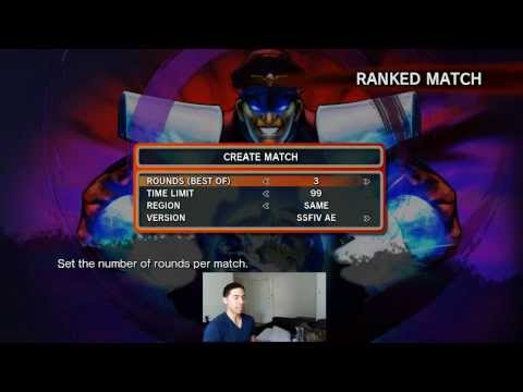 Super Street Fighter 4 AE 2012 vs XBL Ranked matches
