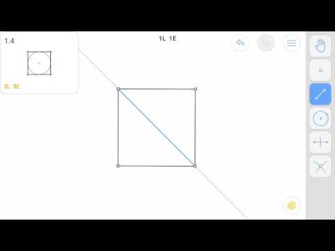 Euclidea 1.4 (Alpha 4) Solution walkthrough