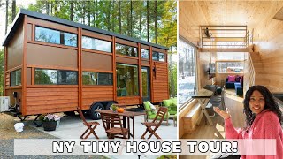 Tiny House Resort Tour in NY - 400sqft! + How to Start Your Own Tiny Community in NY Airbnb