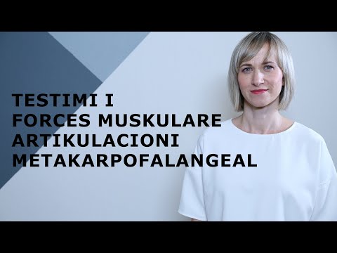 Testimi i forces muskulare - artikulacioni metakarpofalangeal