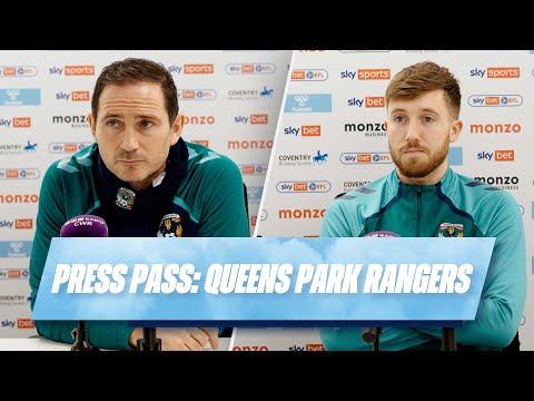PRESS CONFERENCE | Frank Lampard and Josh Eccles look ahead to Queens Park Rangers. 🎙️