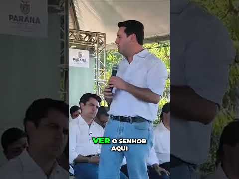 Governador fala sobre orgulho e geração de empregos em Douradina! #shorts