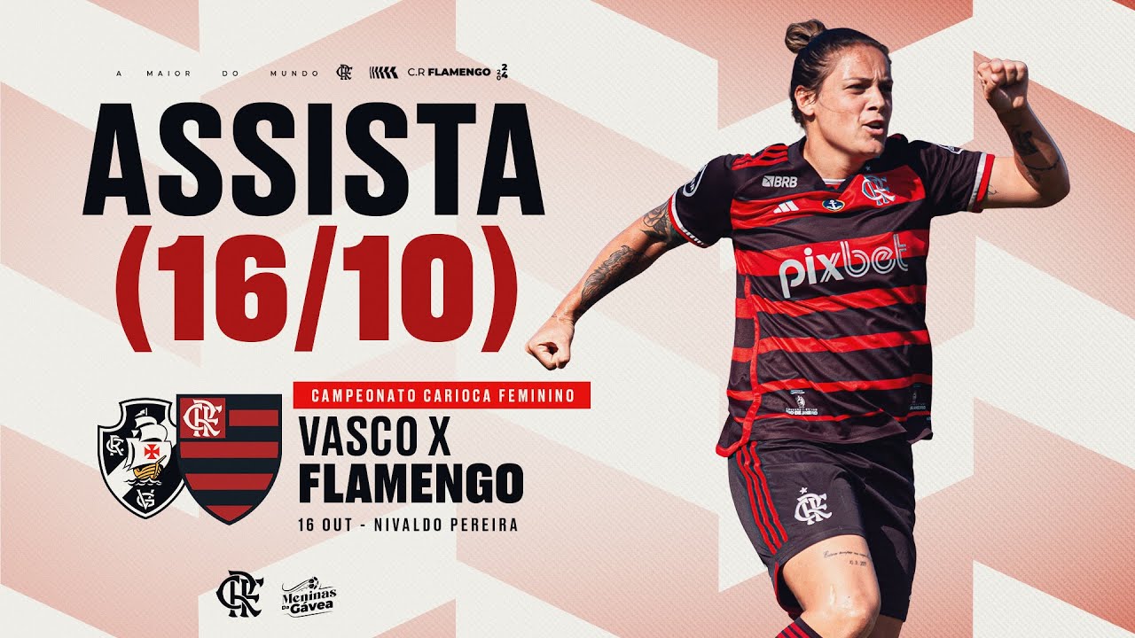 Campeonato Carioca Feminino | Vasco x Flamengo - AO VIVO - 16/10