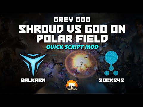 Grey Goo: Shroud vs Goo on Polar Field - Balkarn (S) vs Socks42 (G)