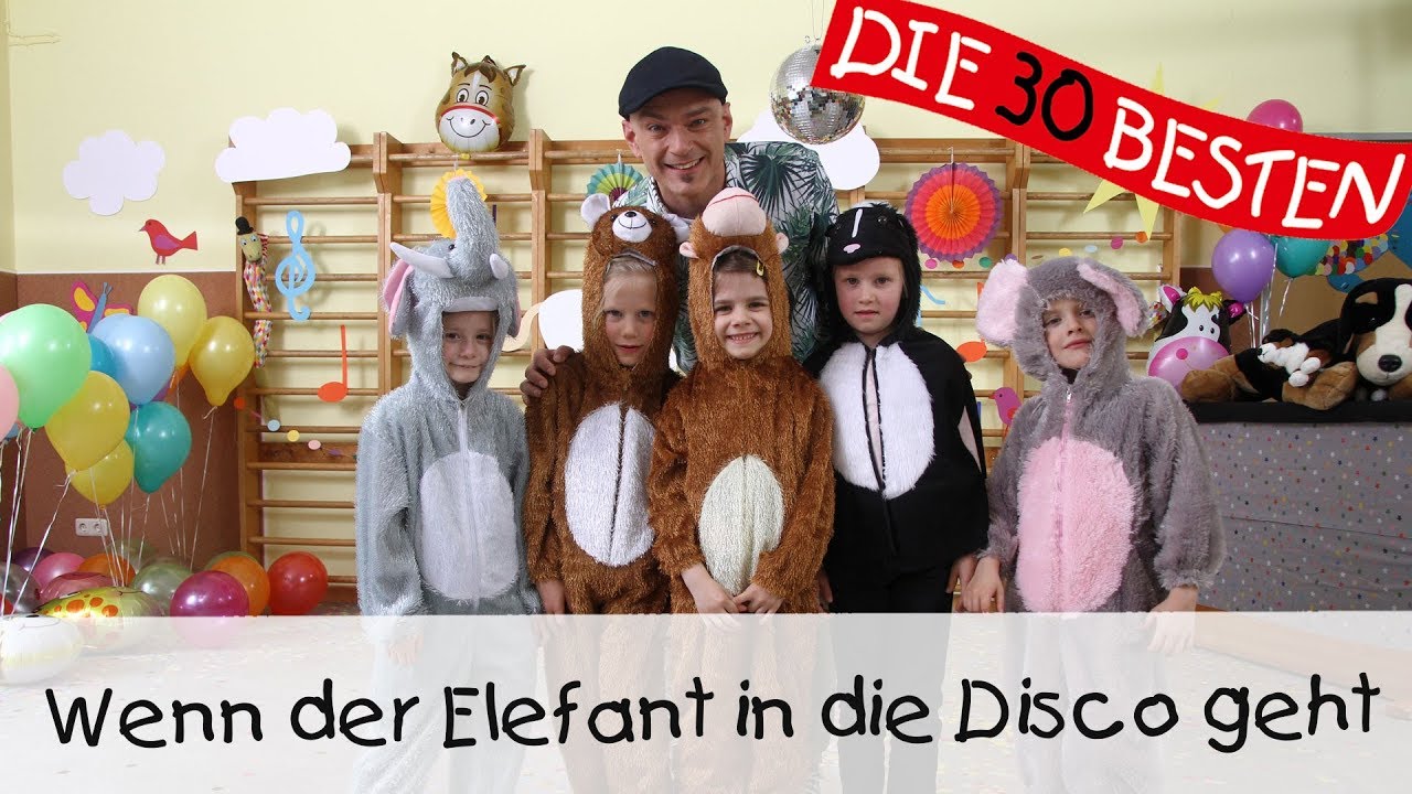 Wenn der Elefant in die Disco geht - Singen, Tanzen und Bewegen || Kinderlieder