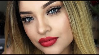 Valentines Day 2017 Drugstore Makeup Look | Lilybetzabe