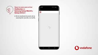 Vodafone Cómo activar Samsung Watch 4G con Vodafone OneNumber paso a paso anuncio