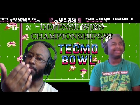 DEFENSE WINS CHAMPIONSHIPS???? RETROFIED -- TECMO BOWL