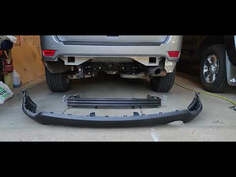 2020 Jeep Grand Cherokee Factory Hitch Install - Don't Remove Entire Bumper!