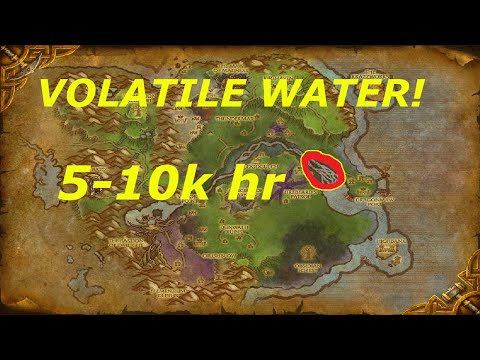 WoW 6.2.2: 5,000 - 10,000 Gold Per Hour! "Volatile Water" WoD Gold Farming Guide