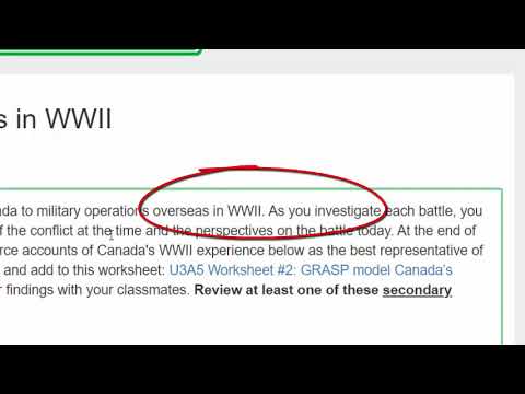 CHC2D - U3A5 The GRASP Model and Final Product